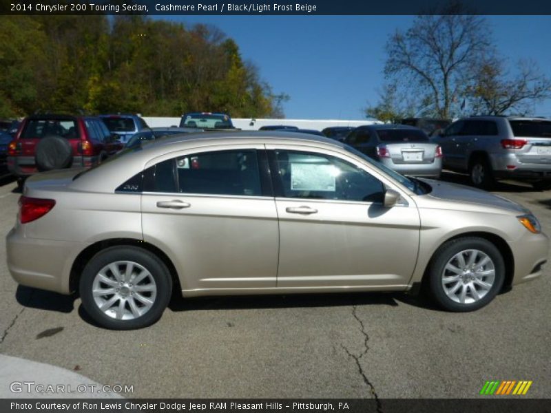 Cashmere Pearl / Black/Light Frost Beige 2014 Chrysler 200 Touring Sedan