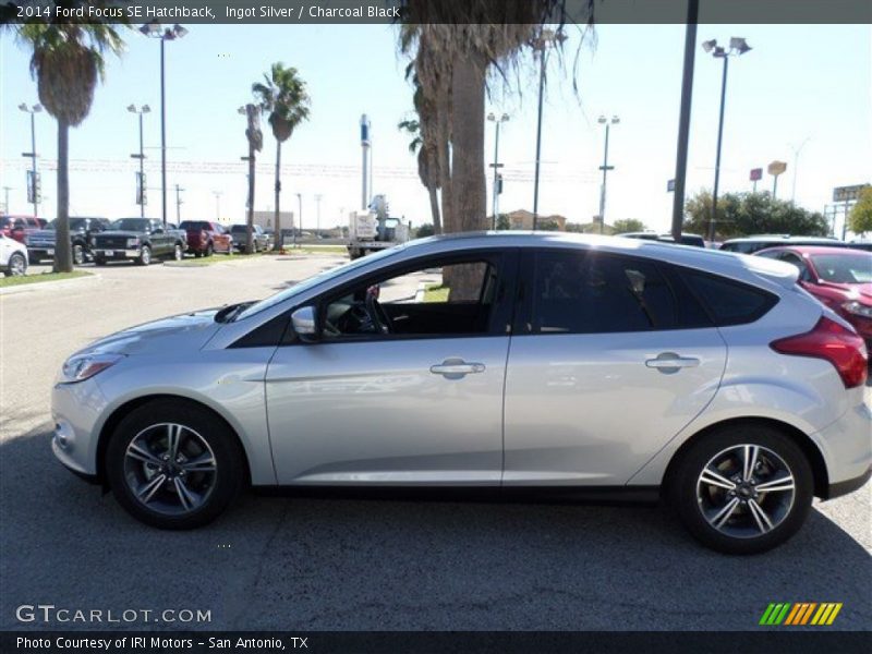 Ingot Silver / Charcoal Black 2014 Ford Focus SE Hatchback