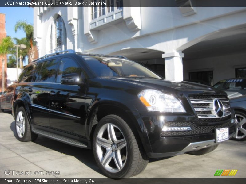 Black / Cashmere 2011 Mercedes-Benz GL 550 4Matic