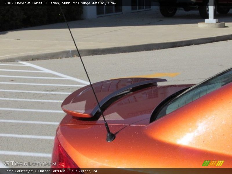 Sunburst Orange Metallic / Gray 2007 Chevrolet Cobalt LT Sedan