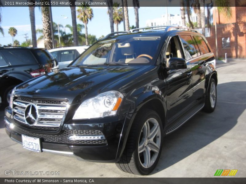 Black / Cashmere 2011 Mercedes-Benz GL 550 4Matic