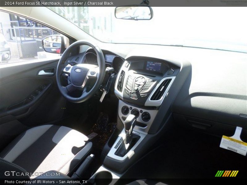 Ingot Silver / Charcoal Black 2014 Ford Focus SE Hatchback