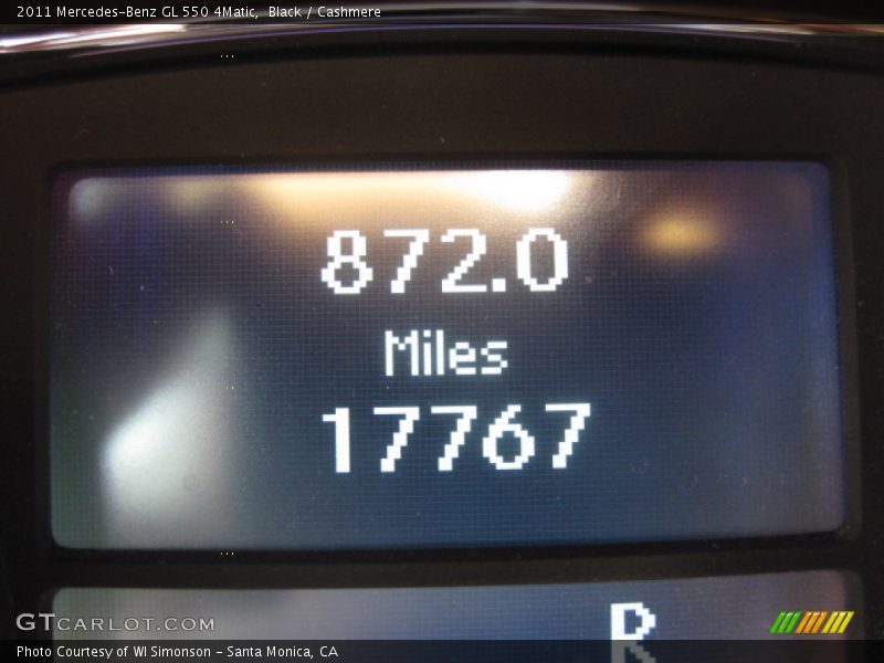 Black / Cashmere 2011 Mercedes-Benz GL 550 4Matic