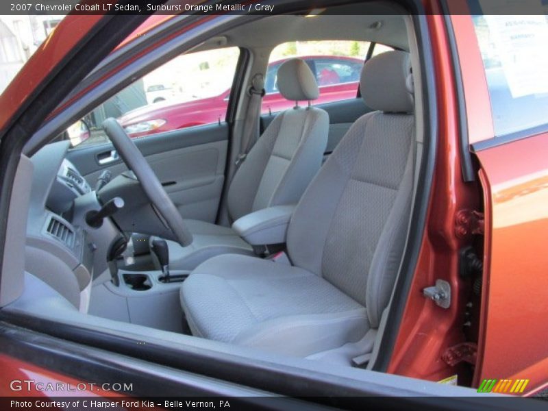 Sunburst Orange Metallic / Gray 2007 Chevrolet Cobalt LT Sedan