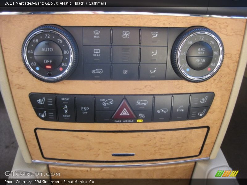 Black / Cashmere 2011 Mercedes-Benz GL 550 4Matic
