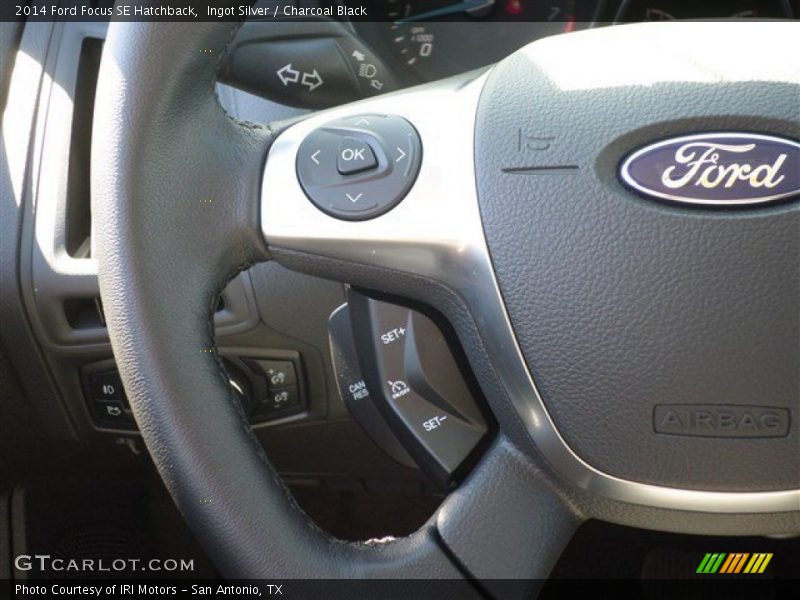 Ingot Silver / Charcoal Black 2014 Ford Focus SE Hatchback
