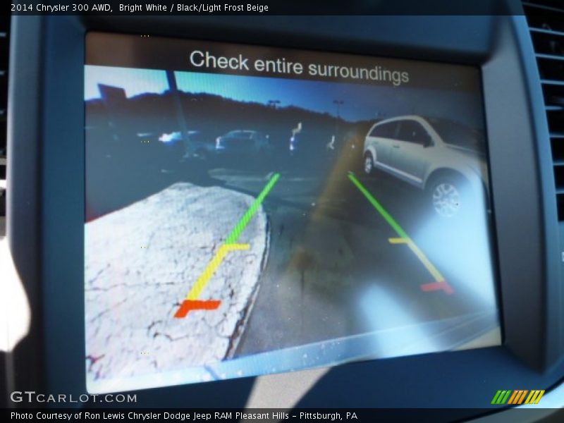 Bright White / Black/Light Frost Beige 2014 Chrysler 300 AWD