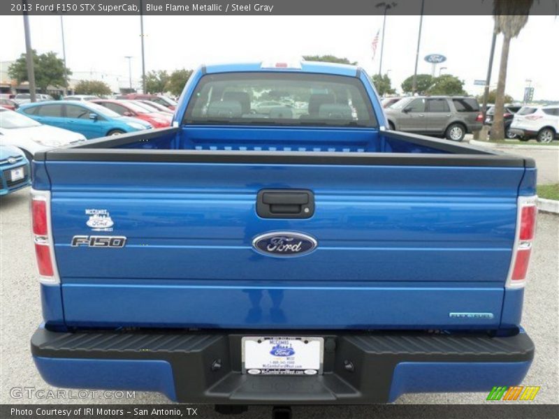 Blue Flame Metallic / Steel Gray 2013 Ford F150 STX SuperCab