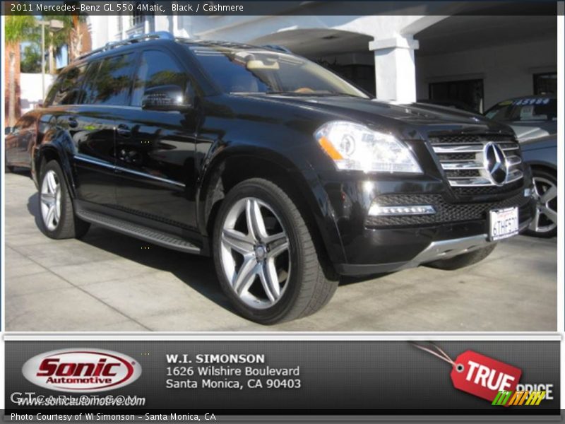 Black / Cashmere 2011 Mercedes-Benz GL 550 4Matic