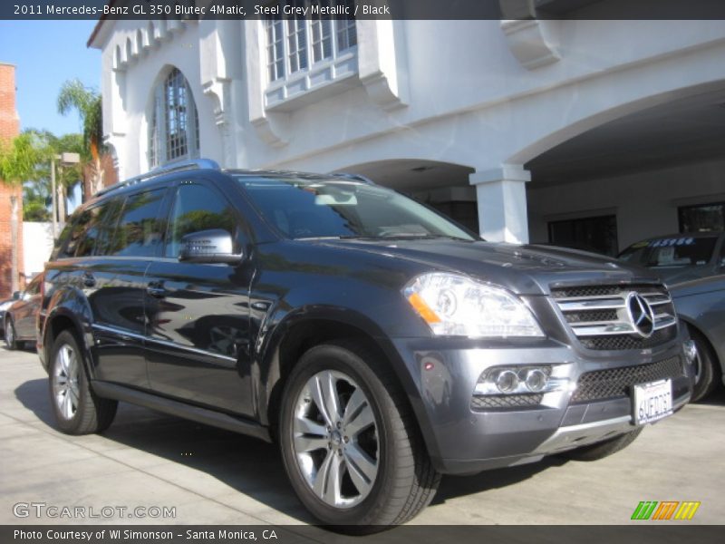 Steel Grey Metallic / Black 2011 Mercedes-Benz GL 350 Blutec 4Matic