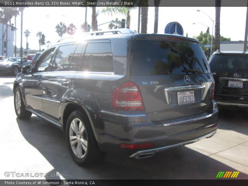 Steel Grey Metallic / Black 2011 Mercedes-Benz GL 350 Blutec 4Matic