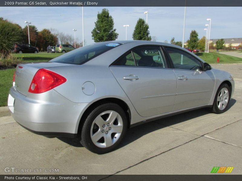 Quicksilver Metallic / Ebony 2009 Pontiac G6 Sedan