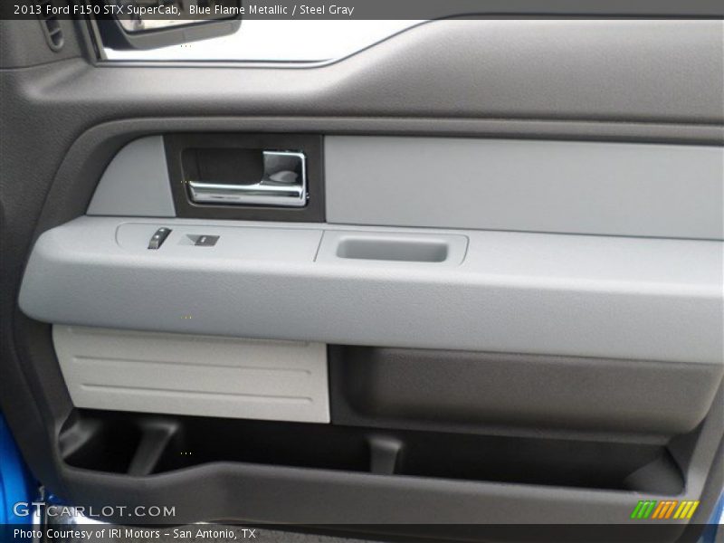 Blue Flame Metallic / Steel Gray 2013 Ford F150 STX SuperCab