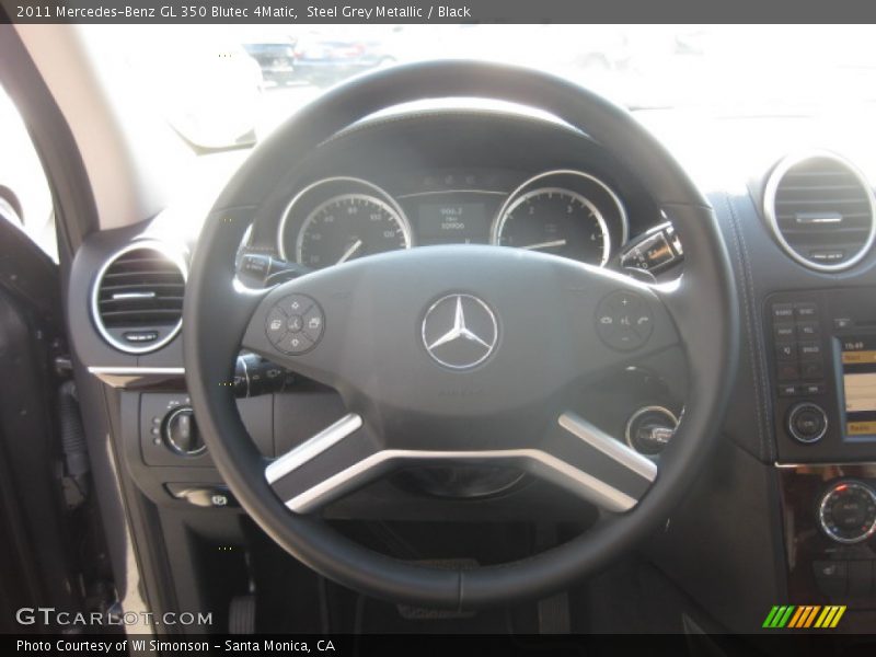 Steel Grey Metallic / Black 2011 Mercedes-Benz GL 350 Blutec 4Matic