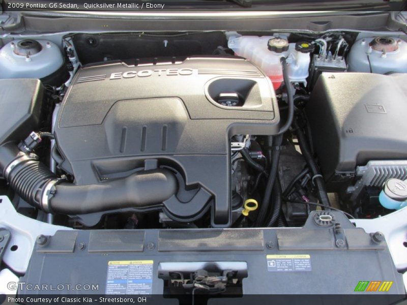 Quicksilver Metallic / Ebony 2009 Pontiac G6 Sedan
