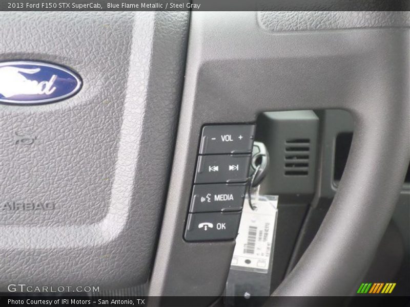 Blue Flame Metallic / Steel Gray 2013 Ford F150 STX SuperCab