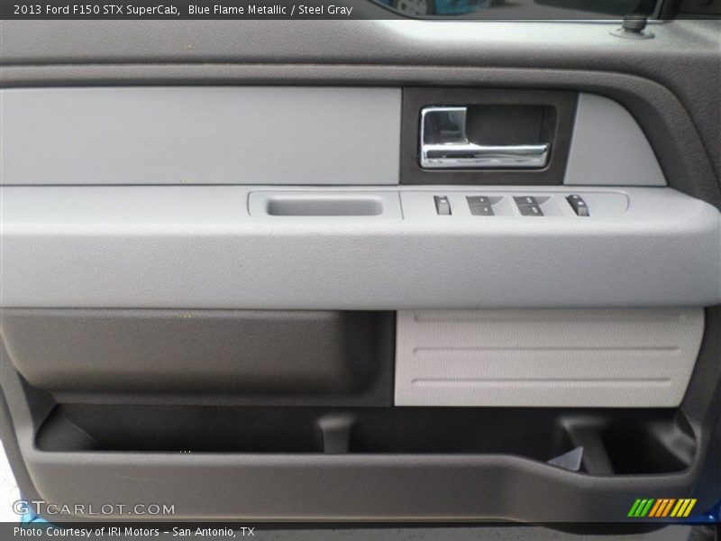 Blue Flame Metallic / Steel Gray 2013 Ford F150 STX SuperCab