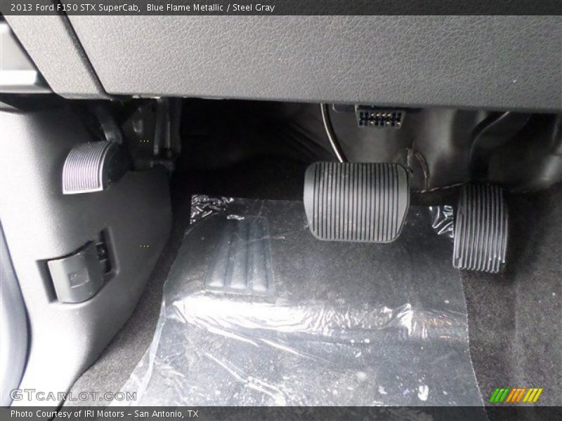Blue Flame Metallic / Steel Gray 2013 Ford F150 STX SuperCab