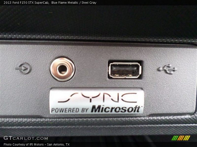 Blue Flame Metallic / Steel Gray 2013 Ford F150 STX SuperCab