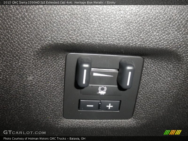 Heritage Blue Metallic / Ebony 2013 GMC Sierra 2500HD SLE Extended Cab 4x4