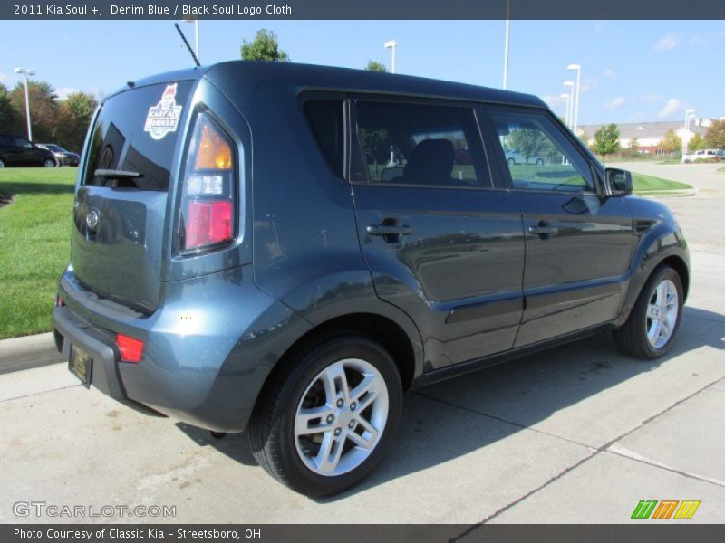 Denim Blue / Black Soul Logo Cloth 2011 Kia Soul +