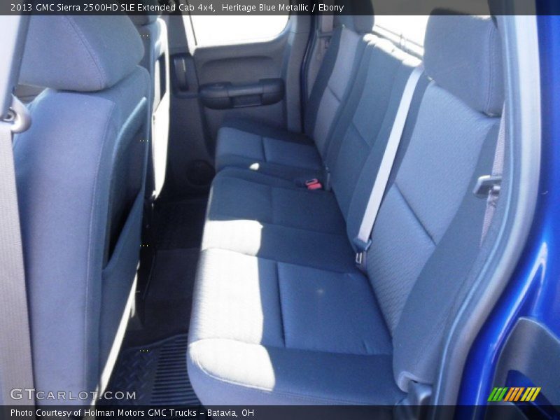 Heritage Blue Metallic / Ebony 2013 GMC Sierra 2500HD SLE Extended Cab 4x4
