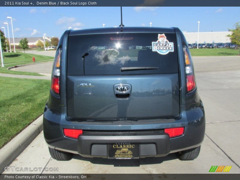 Denim Blue / Black Soul Logo Cloth 2011 Kia Soul +
