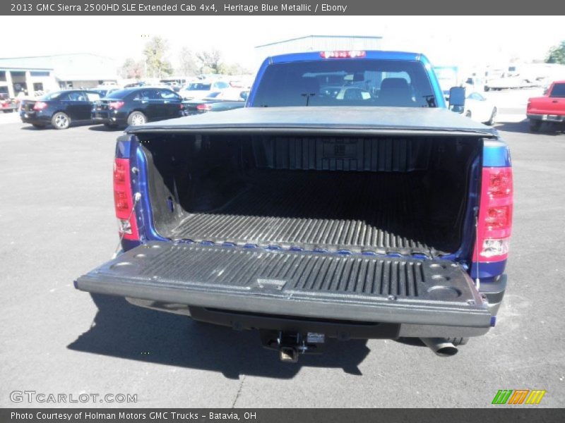 Heritage Blue Metallic / Ebony 2013 GMC Sierra 2500HD SLE Extended Cab 4x4