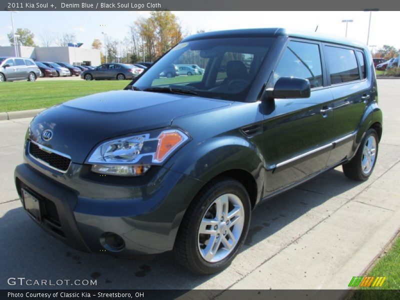 Denim Blue / Black Soul Logo Cloth 2011 Kia Soul +