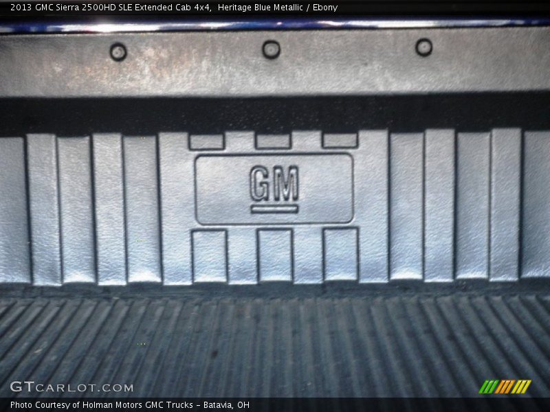 Heritage Blue Metallic / Ebony 2013 GMC Sierra 2500HD SLE Extended Cab 4x4