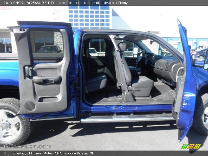 Heritage Blue Metallic / Ebony 2013 GMC Sierra 2500HD SLE Extended Cab 4x4