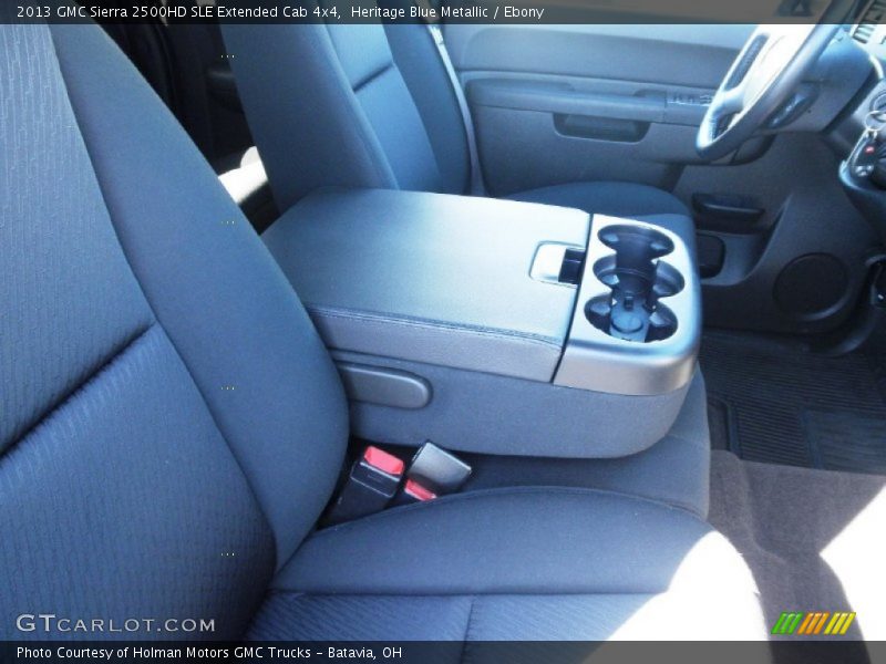 Heritage Blue Metallic / Ebony 2013 GMC Sierra 2500HD SLE Extended Cab 4x4