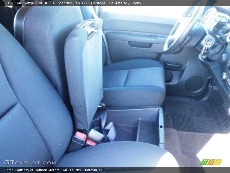 Heritage Blue Metallic / Ebony 2013 GMC Sierra 2500HD SLE Extended Cab 4x4