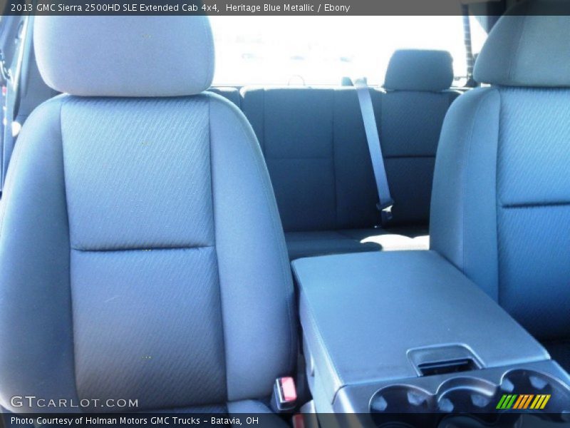 Heritage Blue Metallic / Ebony 2013 GMC Sierra 2500HD SLE Extended Cab 4x4