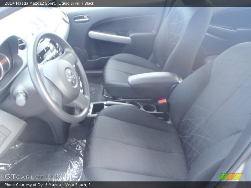 Front Seat of 2014 Mazda2 Sport