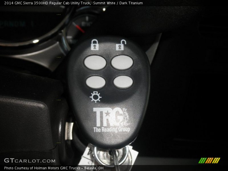 Summit White / Dark Titanium 2014 GMC Sierra 3500HD Regular Cab Utility Truck