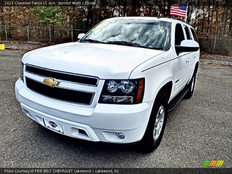 Summit White / Ebony 2013 Chevrolet Tahoe LT 4x4