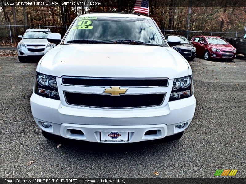 Summit White / Ebony 2013 Chevrolet Tahoe LT 4x4