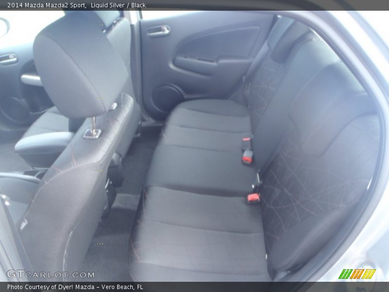 Rear Seat of 2014 Mazda2 Sport