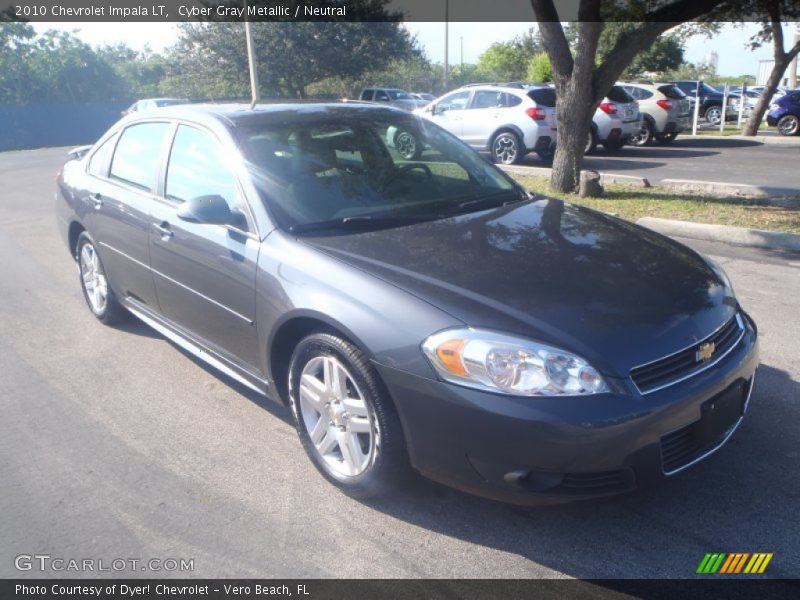Cyber Gray Metallic / Neutral 2010 Chevrolet Impala LT