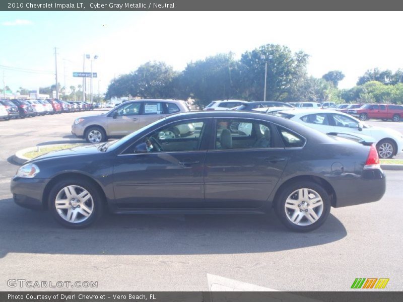 Cyber Gray Metallic / Neutral 2010 Chevrolet Impala LT