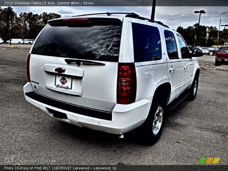 Summit White / Ebony 2013 Chevrolet Tahoe LT 4x4