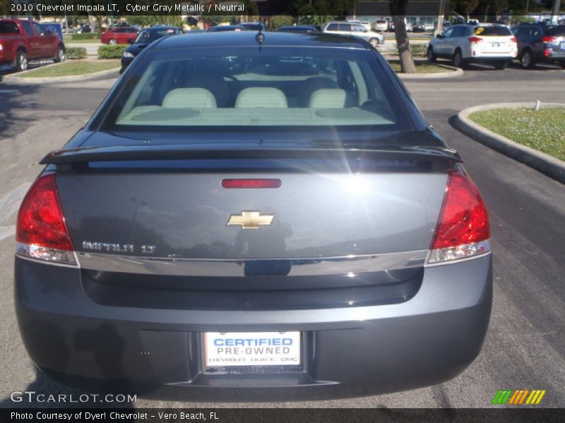 Cyber Gray Metallic / Neutral 2010 Chevrolet Impala LT