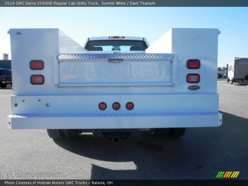 Summit White / Dark Titanium 2014 GMC Sierra 3500HD Regular Cab Utility Truck