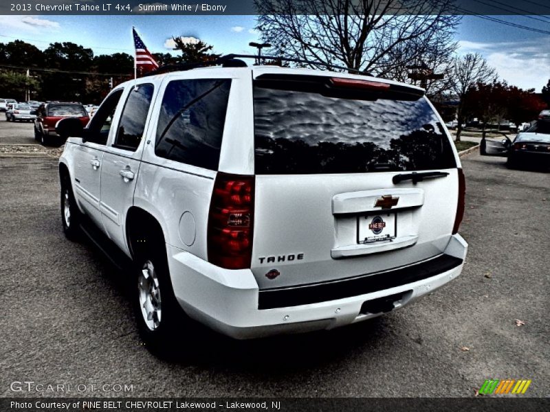 Summit White / Ebony 2013 Chevrolet Tahoe LT 4x4