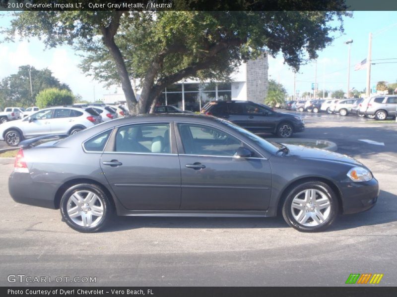 Cyber Gray Metallic / Neutral 2010 Chevrolet Impala LT