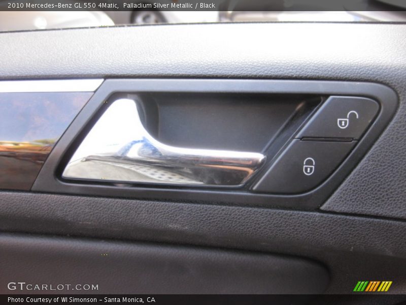Palladium Silver Metallic / Black 2010 Mercedes-Benz GL 550 4Matic