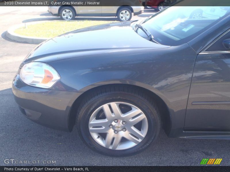 Cyber Gray Metallic / Neutral 2010 Chevrolet Impala LT