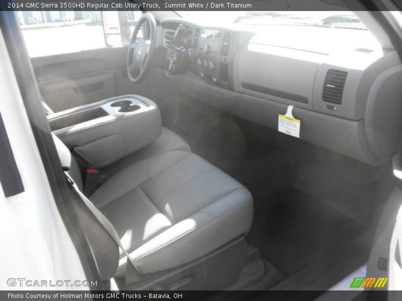 Summit White / Dark Titanium 2014 GMC Sierra 3500HD Regular Cab Utility Truck