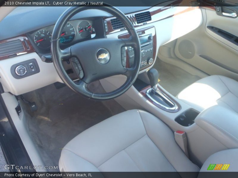 Cyber Gray Metallic / Neutral 2010 Chevrolet Impala LT